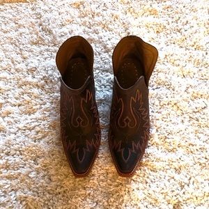 Ariat leather booties